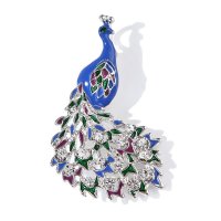 SB369 - Ethnic Peacock Brooch
